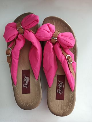 Sandalias Briles rosa, talla 40