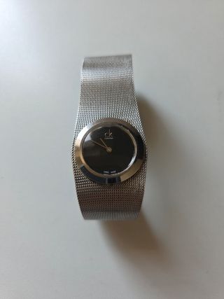 Orologio Calvin Klein donna, maglia metallica.