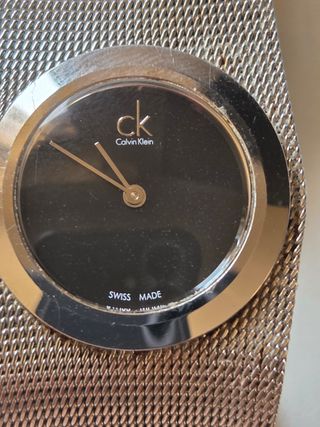 Orologio Calvin Klein donna, maglia metallica.
