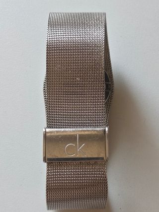 Orologio Calvin Klein donna, maglia metallica.