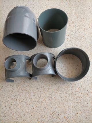 Accesorios PVC desagüe - 5uds
