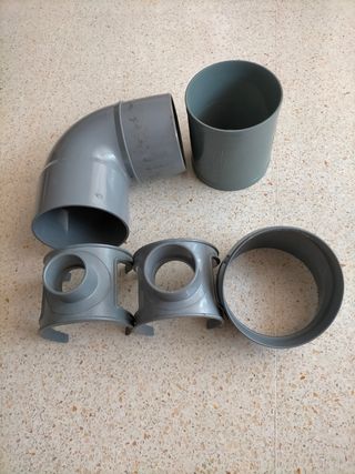 Accesorios PVC desagüe - 5uds