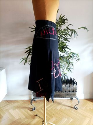 Falda negra Desigual - Talla única
