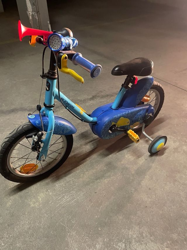 Bicicleta niño/a 3-5 años Plegable