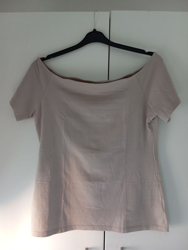 Camiseta H&M beige talla L