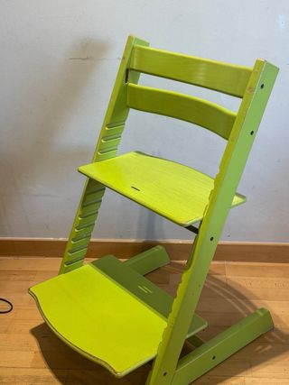 Silla infantil Stokke verde
