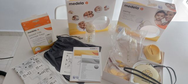 Sacaleches Medela Swing + Biberón Calma + Bolsas