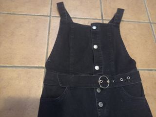 Mono vaquero negro Stradivarius M