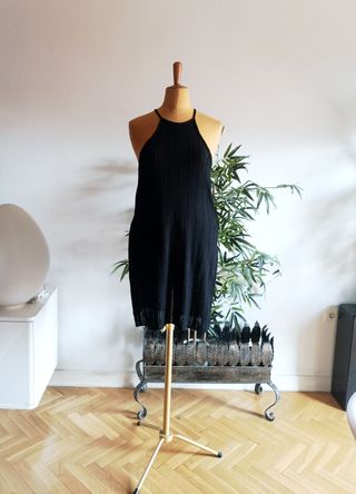 Vestido camiseta negro Pull&Bear