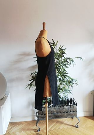 Vestido camiseta negro Pull&Bear