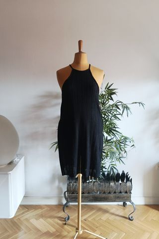 Vestido camiseta negro Pull&Bear