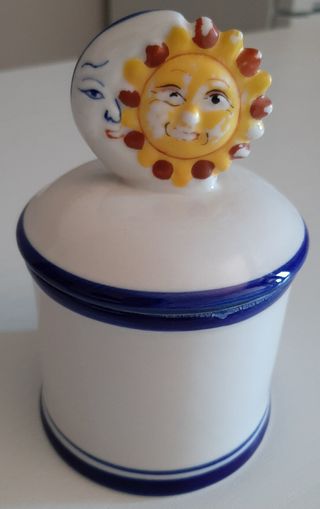 Zuccheriera Ceramica Sole Luna