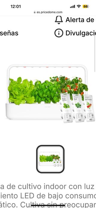 Huerto interior Click & Grow