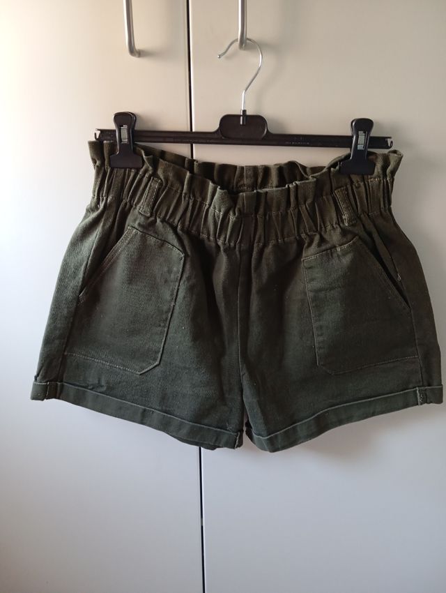 Shorts militares mujer - verde oliva