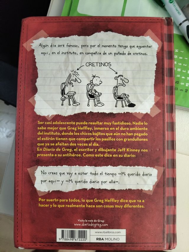 Diario de Greg 1 - Un pringao total