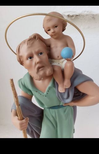 San Cristobal con Niño - Olot