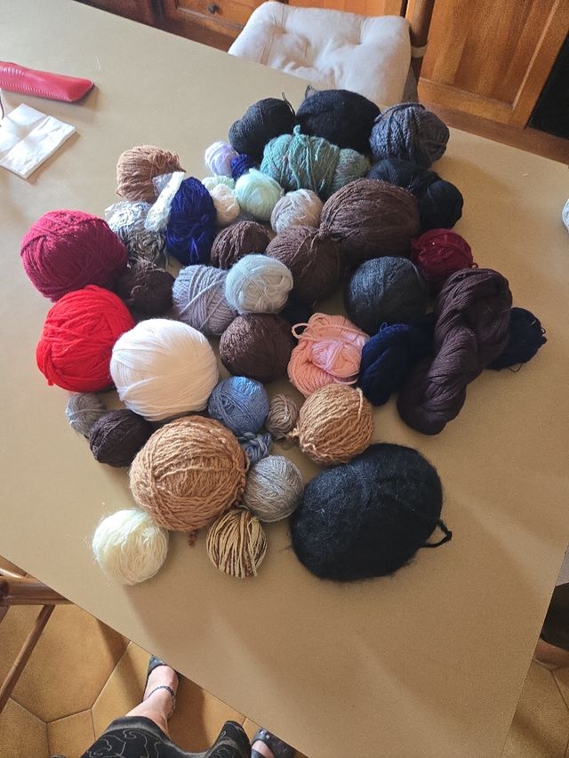 Gomitoli lana colorati