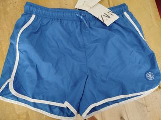 Bañador Zara niño 11-12 años azul