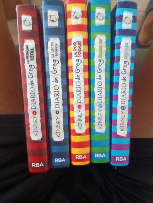 5 libros Diario de Greg
