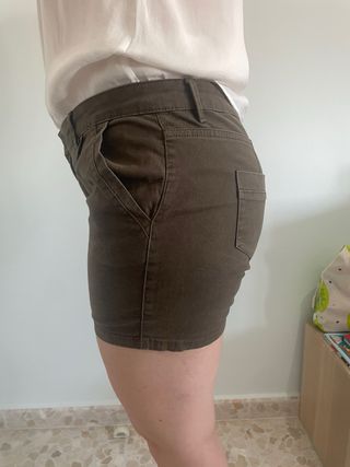 Shorts caqui Shana mujer