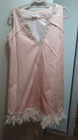 Vestido fiesta rosa nuevo