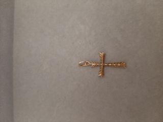 Colgante cruz oro 18k