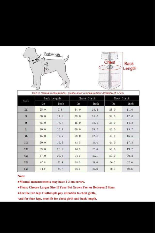 Chaleco perro - Rojo y Negro