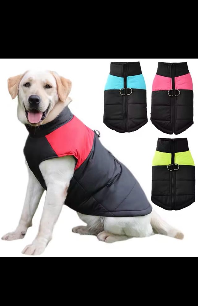 Chaleco perro - Rojo y Negro