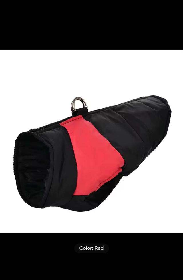 Chaleco perro - Rojo y Negro