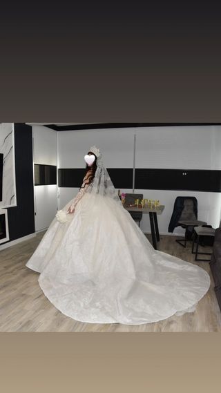 Vestido novia gitana blanco