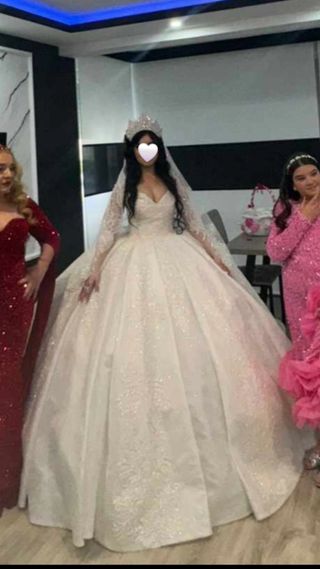 Vestido novia gitana blanco