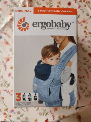 Ergobaby Portabebés azul vaquero 