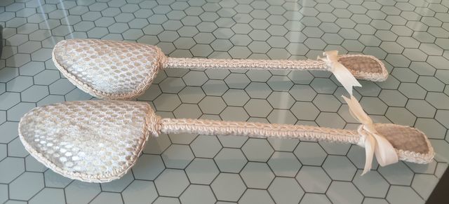 Hormas zapatos beige/doradas