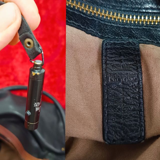 Bolso Jerome Dreyfuss Negro y Marrón