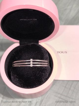 Esclava TOUS Light de oro blanco de 18 kt dimantes