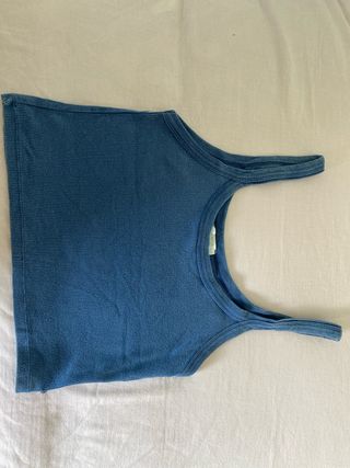 Top Pull&Bear azul - Tirantes