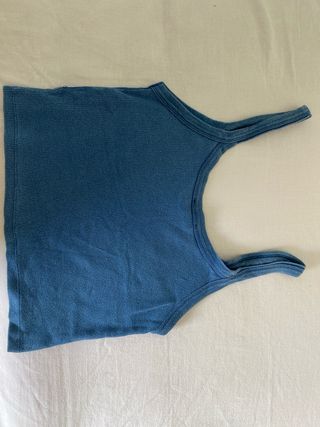 Top Pull&Bear azul - Tirantes