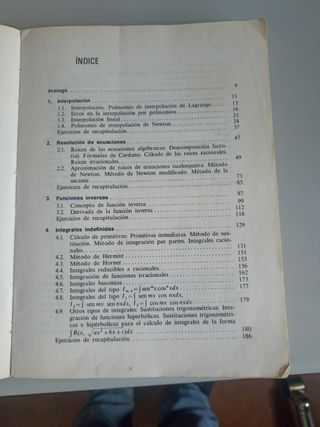 Cálculo Infinitesimal I - Libro