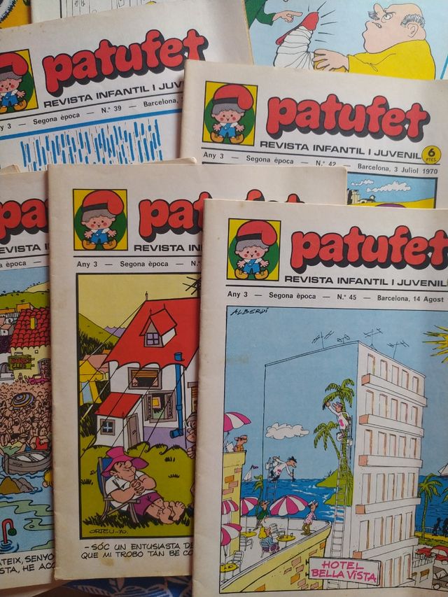 Lotto di riviste Patufet (anni '70)