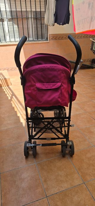 Carro paseo bebe rosa marca Nurse Tour