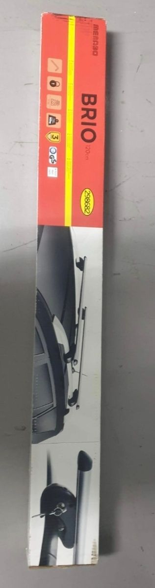 Baca Menabo Brio 120 cm aluminio con llave (nueva)