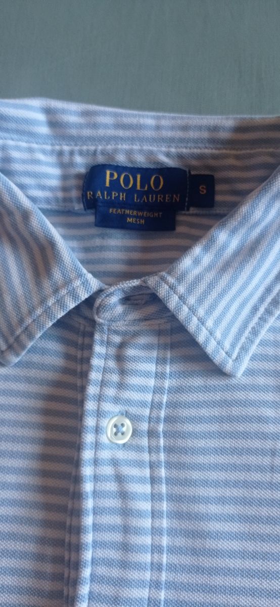 Polo Ralph Lauren rayas azul - Talla S