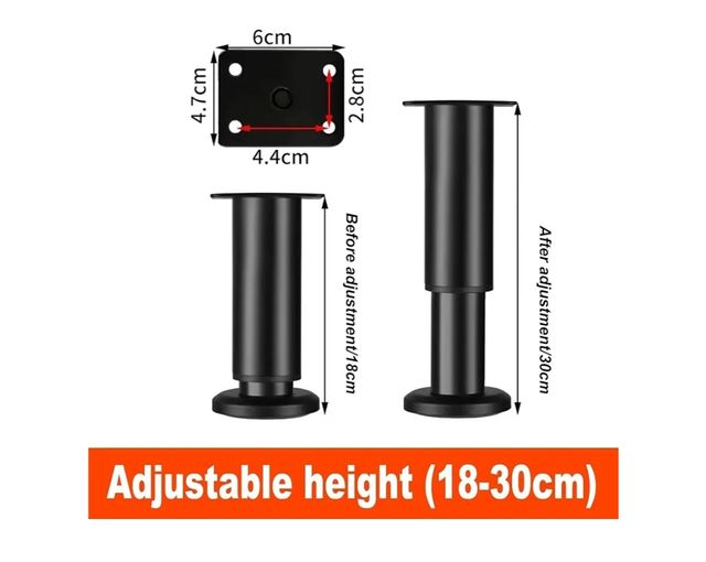 Patas regulables - Muebles 4uds