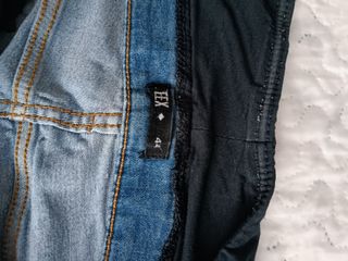 Jeans premamá tiro alto - azules