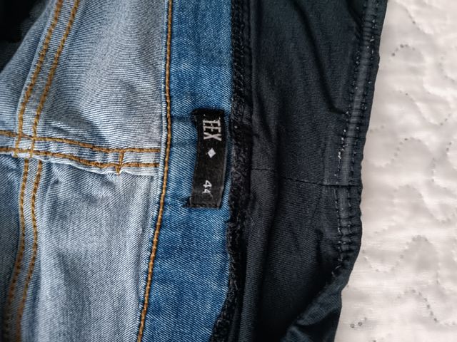 Jeans premamá tiro alto - azules