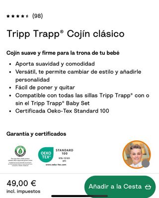 Cojín Stokke Tripp Trapp
