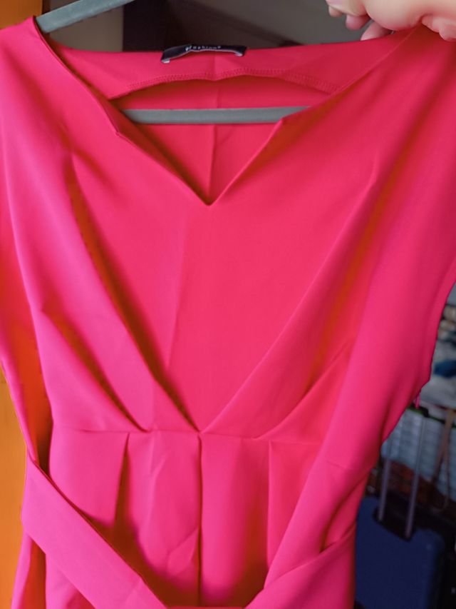 Vestido fucsia premamá