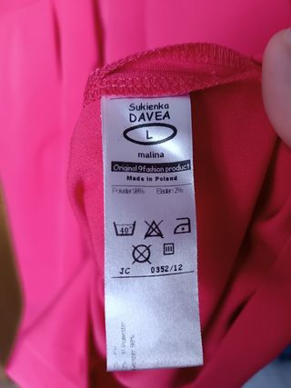 Vestido fucsia premamá