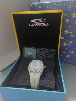 Orologio Chronotech bianco e argento