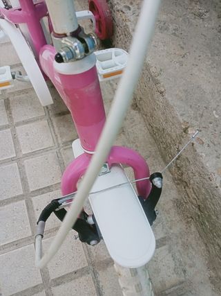 Bicicleta niña 12" con ruedines